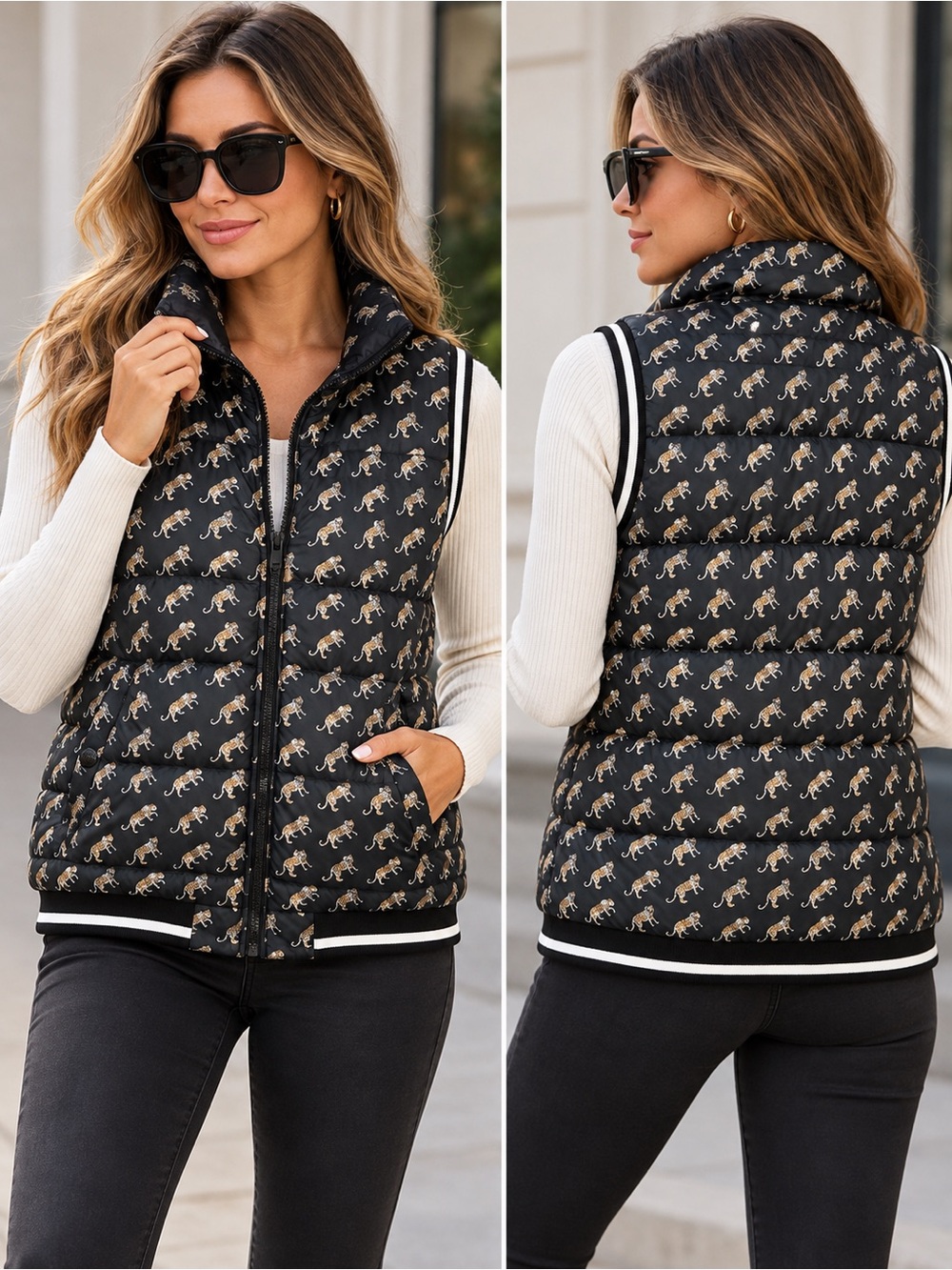 Ralph Lauren Polo Women's Leopard
Reversible Down Insulated Vest
Large